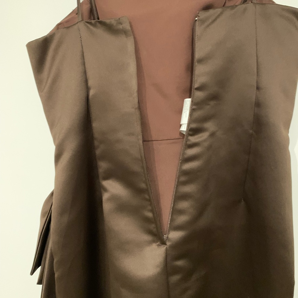 Mori Lee Chocolate Gown - Picture 6 of 10